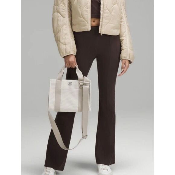 EUC lululemon Two-Tone Canvas Mini Tote Bag 4.5L, ivory , $179 - Picture 1 of 10